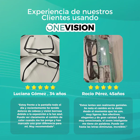 Lentes Autoajustables y Multifocales - OnePower Vision® 👓